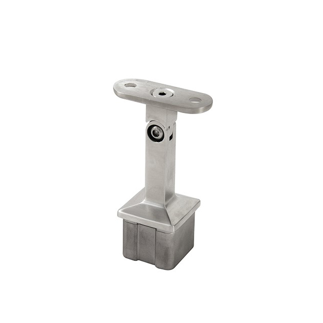 Stainless Steel Adjustable Square Tube Handrail Support from China